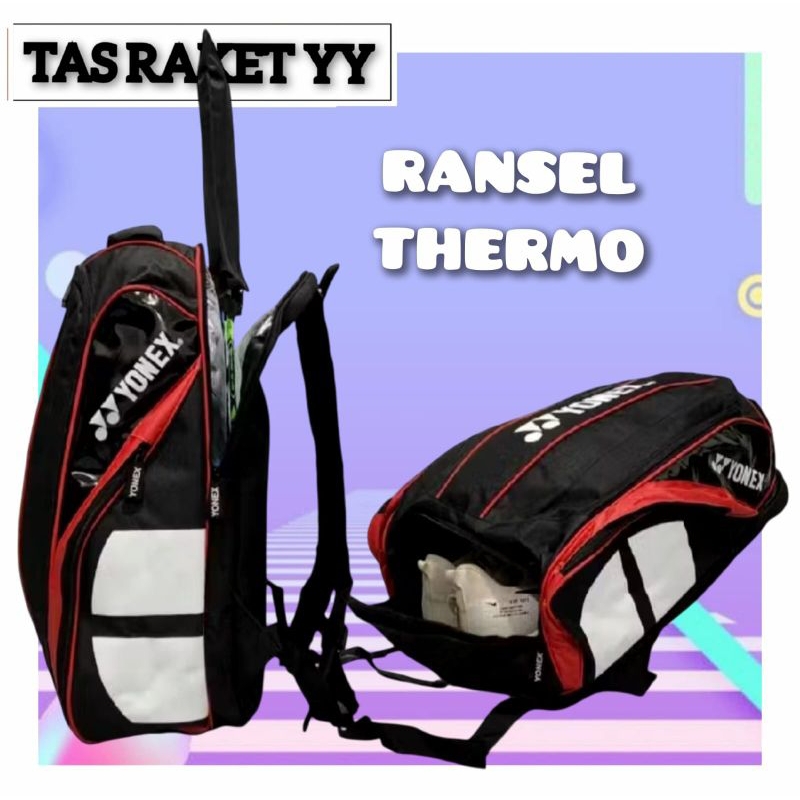 PROMO TERBARU TAS RAKET RANSEL THERMO BADMINTON BULUTANGKIS