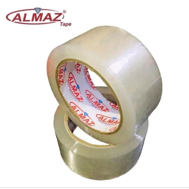 

Lakban Bening Coklat | 90 Yard / 100 Yard X 45MM Merek Almaz