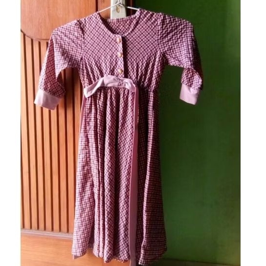 Preloved/Seken/BekasPakai Gamis Pink Kotak