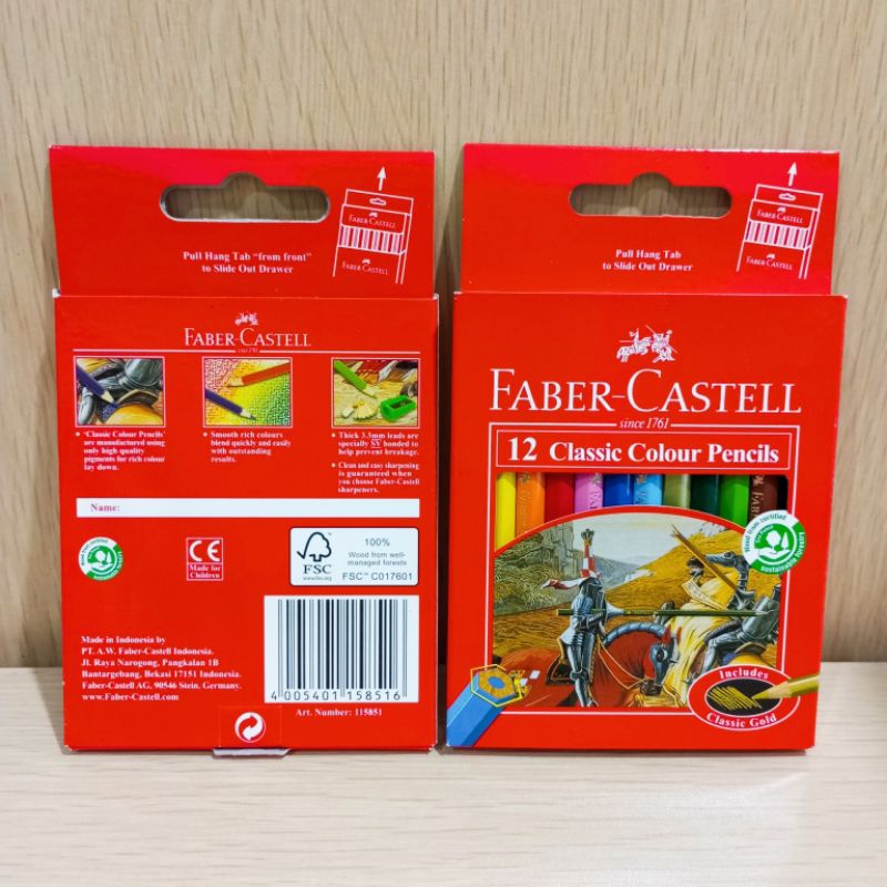 

(1PCS) PENSIL WARNA 12W CLASSIC FABER CASTEL