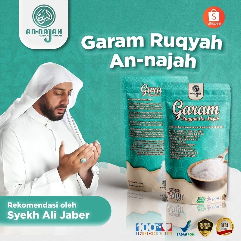 

Garam Ruqyah AnNajah 100% Original Untuk : Tolak Bala , Santet , Buka Aura , Enteng Jodoh , Kesehatan Non Medis , Enteng Rejeki