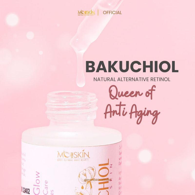 Beauty Glow Serum Skin Bakuchiol Moraskin