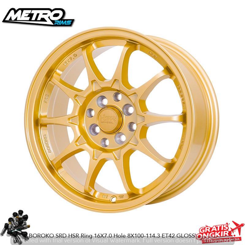 pelek racing styles mobil wuling binguo, confero, dolphin ring 16