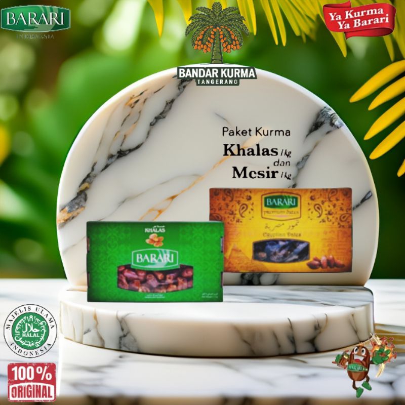 

Kurma Barari Khalas 1Kg & Mesir 1Kg