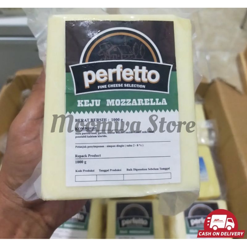 

Keju Mozzarella Perfetto 250gr Murah / Perfetto Mozzarella Cheese 250g - Keju Mozzarella Perfetto