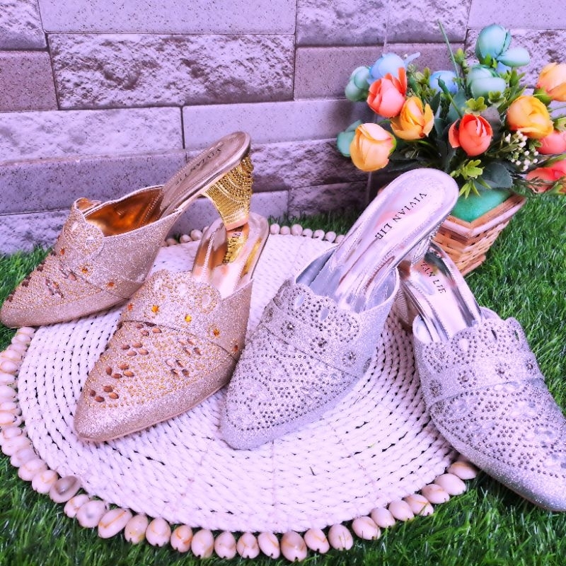 sandal heels slop kebaya pesta 55