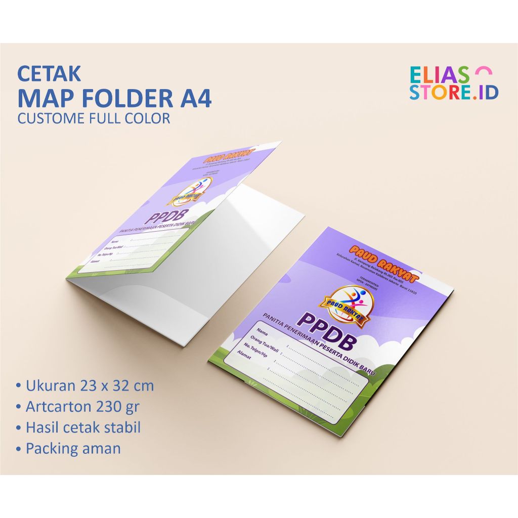 

MAP Folder untuk document A4 tanpa minimal order