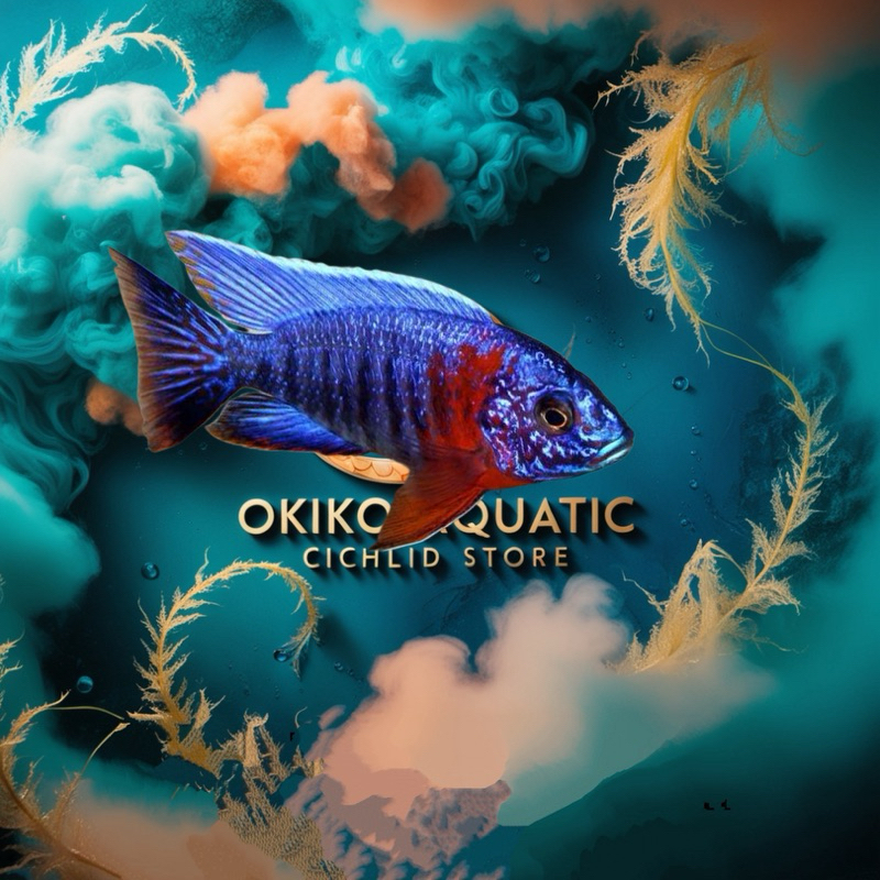 aulonocara red flush cichlid