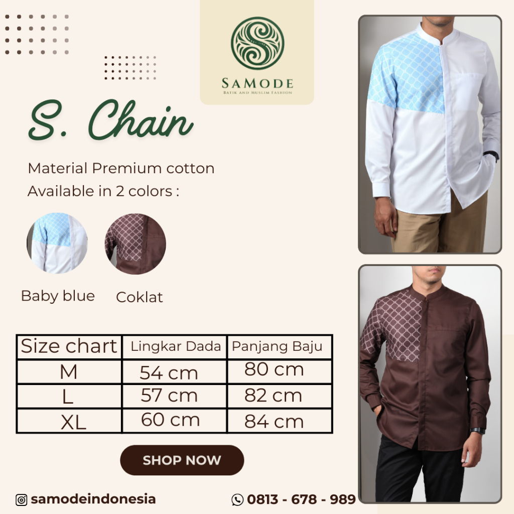 Saviq Koko Rantai Baby Blue