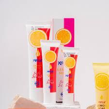 KELLY LEMON SOAP SOFT SCRUB / SABUN CUCI MUKA FACIAL SCRUB BPOM Original Semarang