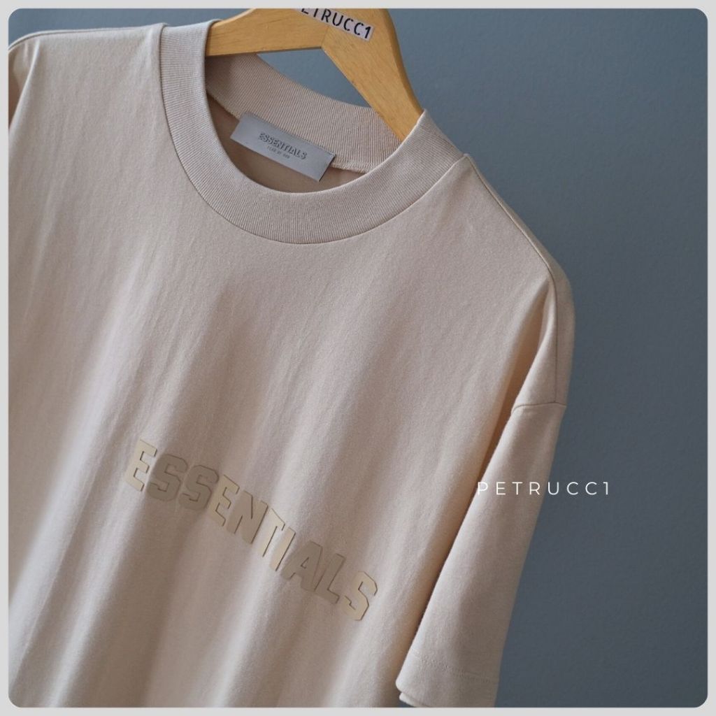 FOG FEAR OF GOD ESSENTIALS tee t shirt oversize wanita pria ORIGINAL