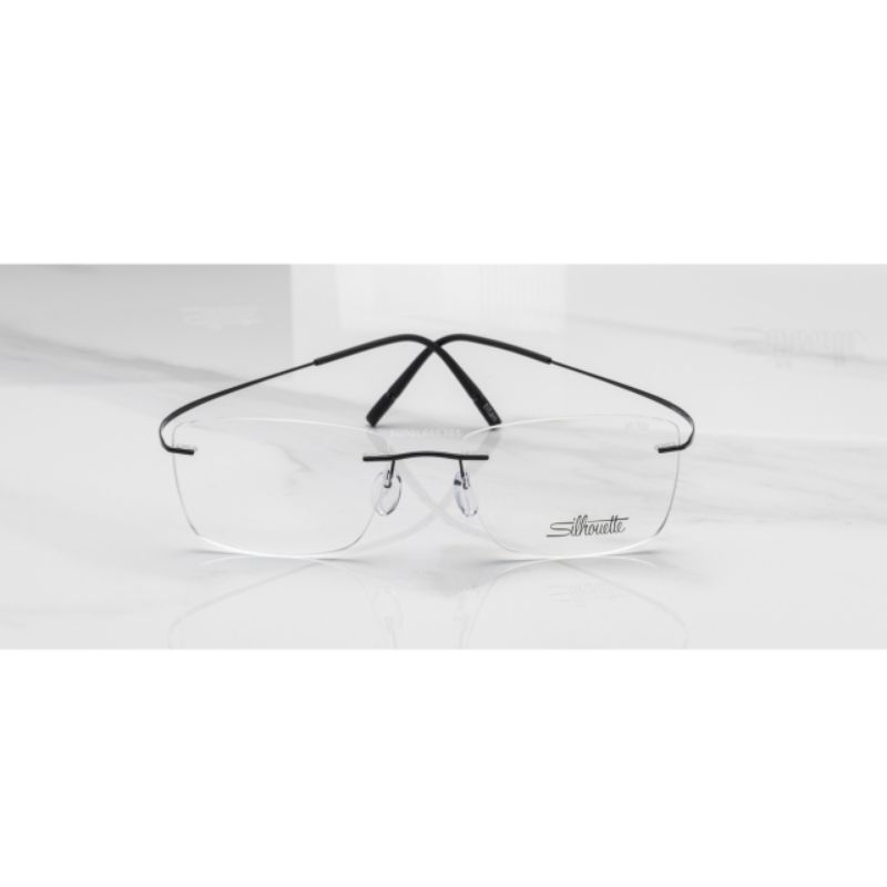 Frame Kacamata Silhouette Titan Minimal Art 5599 MK 9042 53 Black Original