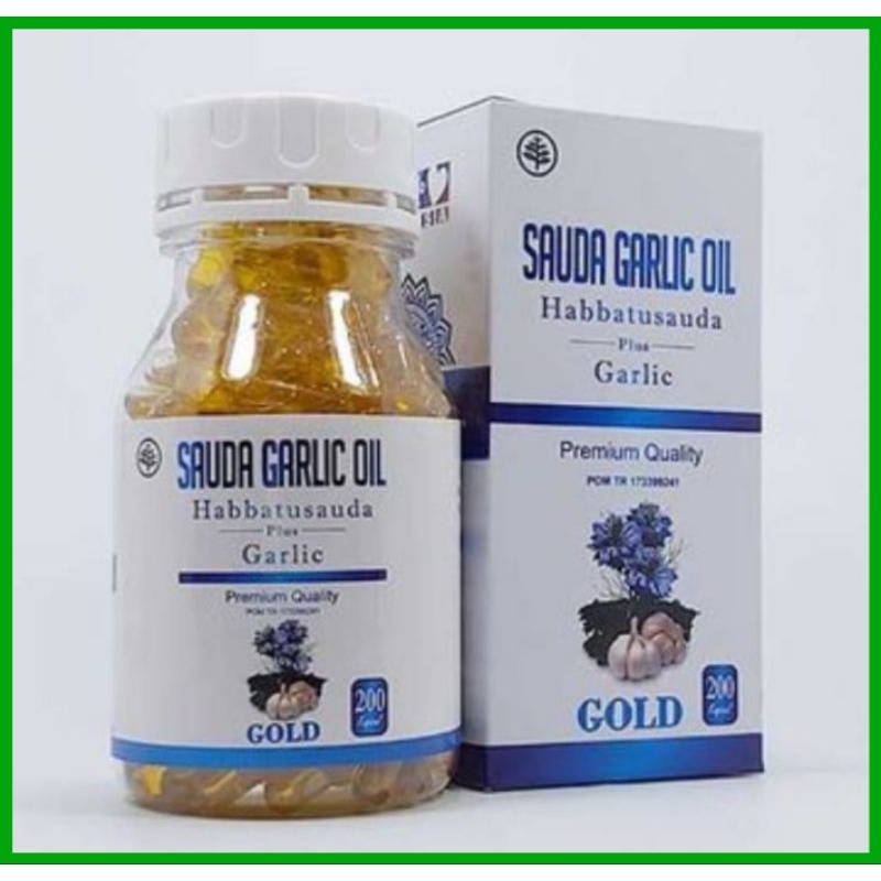 sauda garlic oil isi 200 kapsul