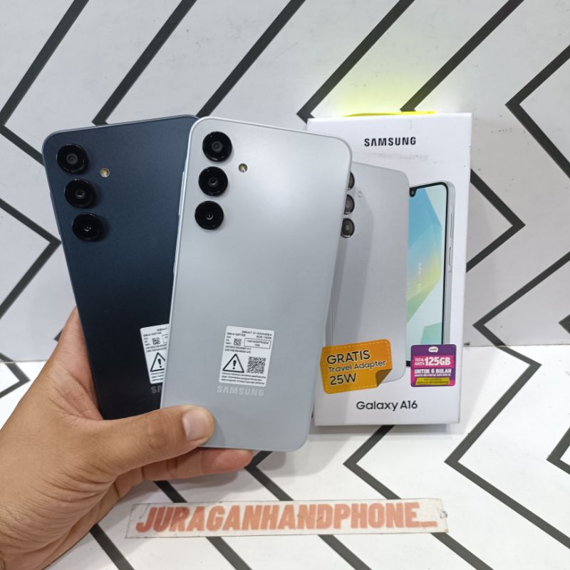 SAMSUNG A16 4G 8/256GB 8/128GB HP BEKAS SECOND FULLSET