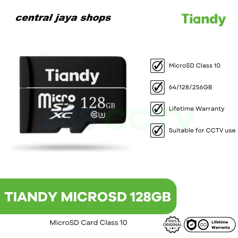 Memory Card Camera CCTV Tiandy TC-P3TF Original Micro SD Memory Card 128GB Spec:128G (speed)