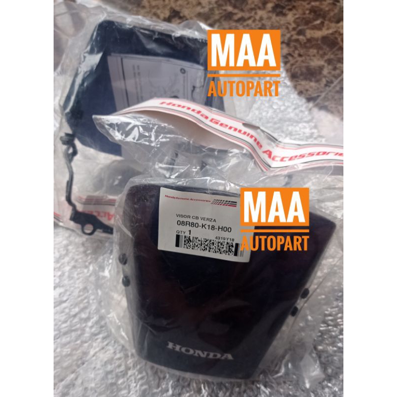 Visor Kedok Tameng Angin CB150 CB 150 Verza Honda 08R80K18H00 Asli
