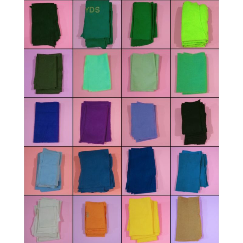 

20 x 25 cm flanel perca tugas sekolah prakarya