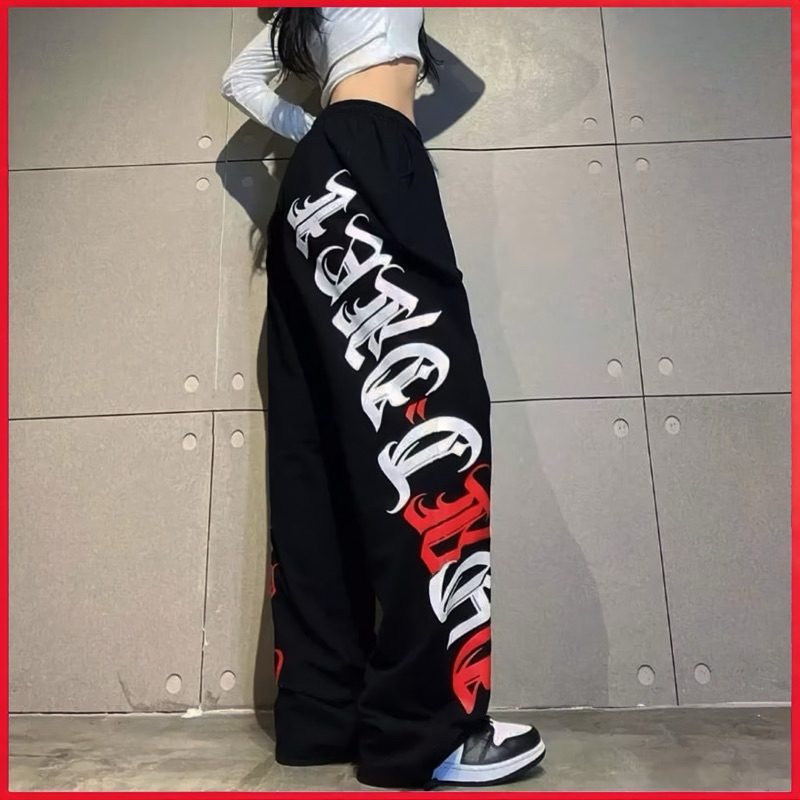 Pariroo Joker Pants Rock Girls Jogger Oversize / Celana Kulot Sweat Pants Korean Style Premium Wanit