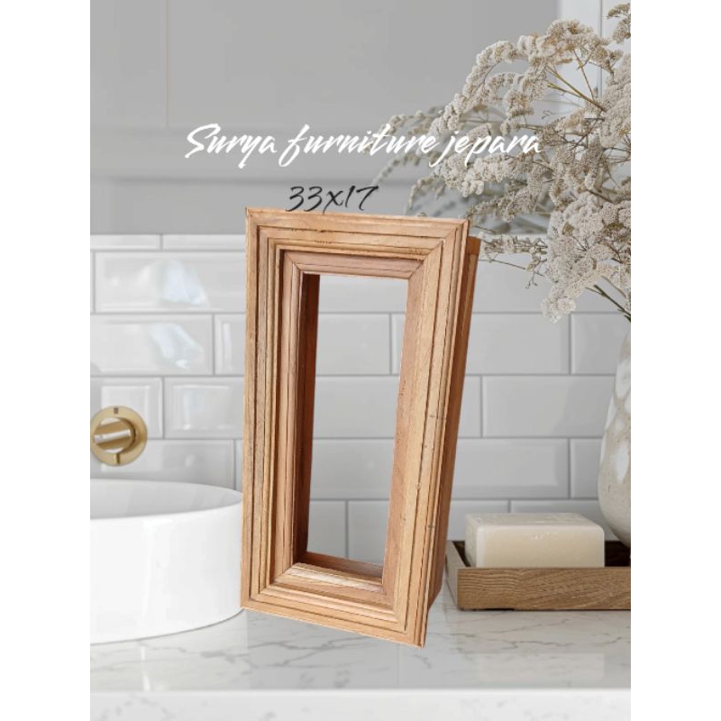 LOSTER KAYU JATI MINIMALIS/ROSTER FENTILASI ANGIN ANGIN