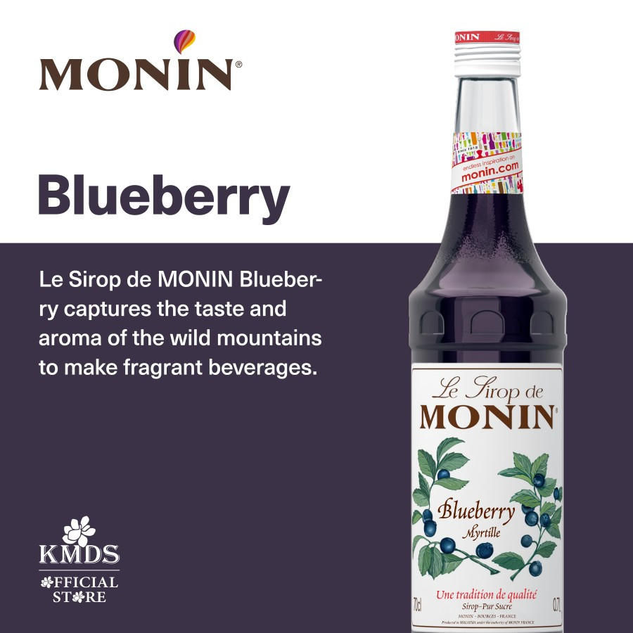 

MONIN BLUEBERRY SYRUP 70CL 700ML