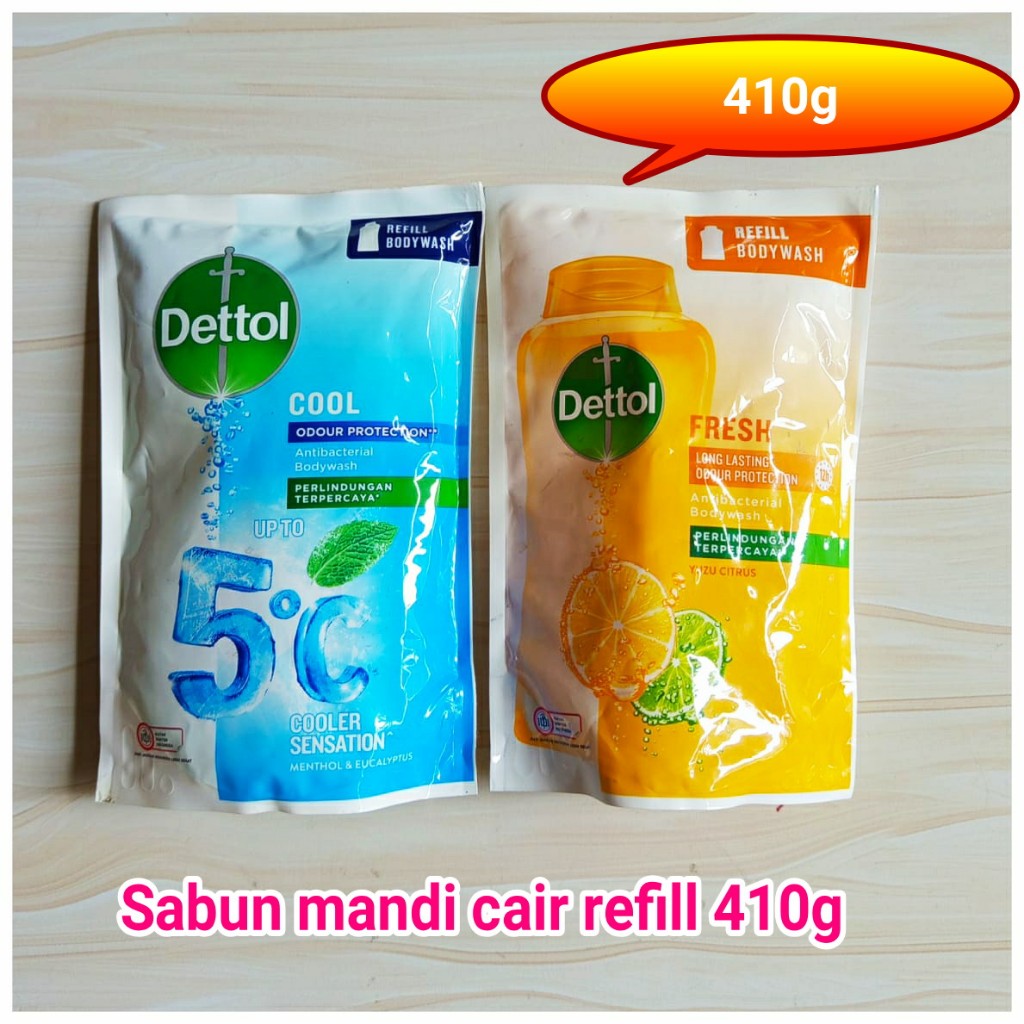 Dettol Sabun Mandi Cair Refill 410g