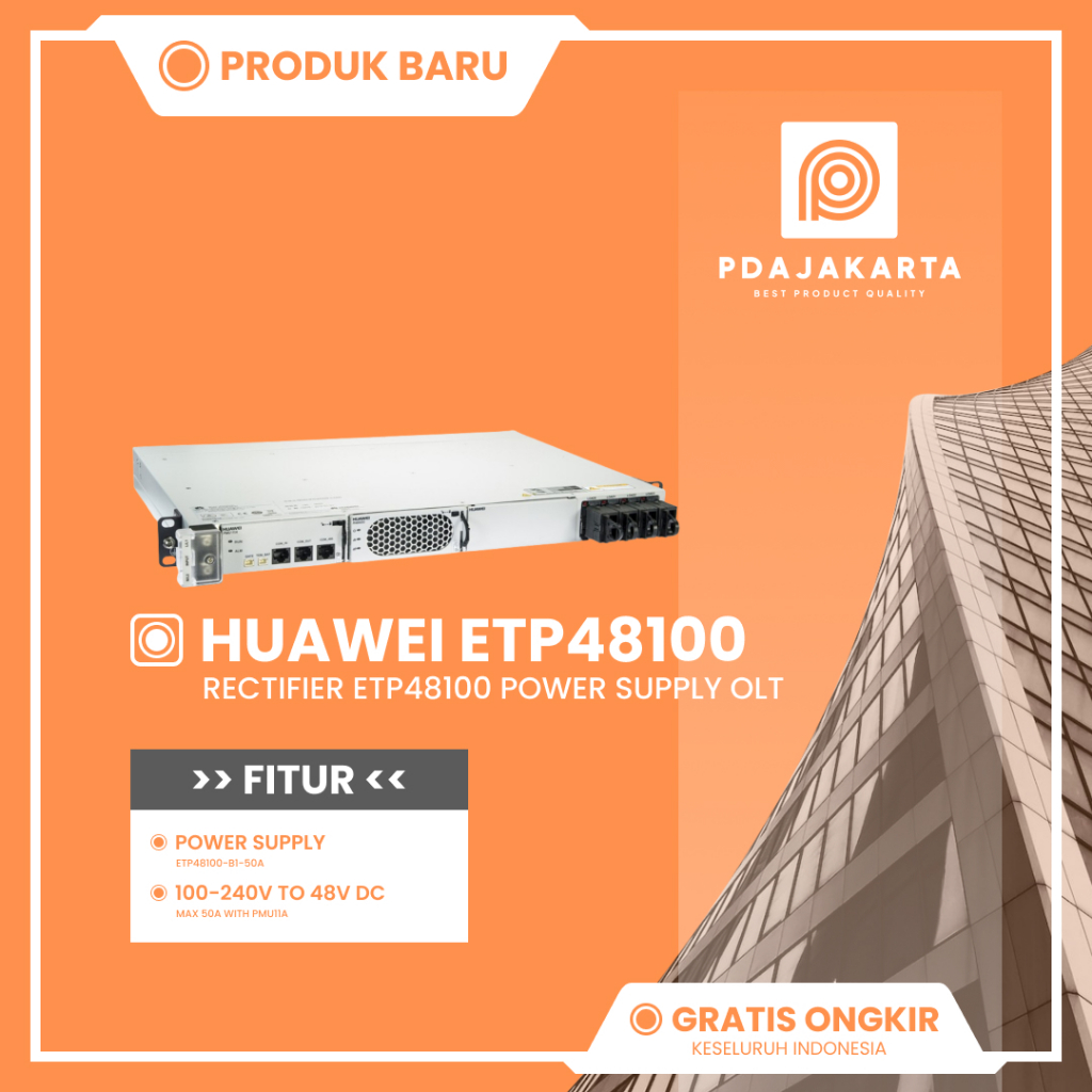 Power Supply OLT RECTIFIER ETP48100 Huawei ETP48100-B1-50A
