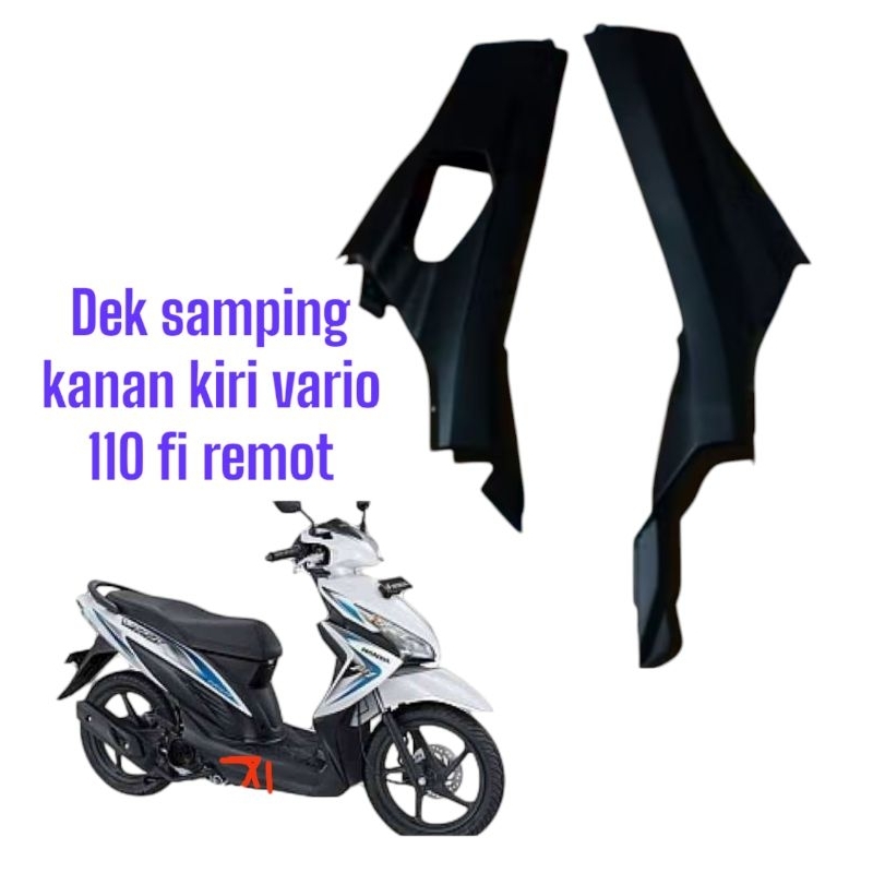 Cover Dek Lantai Bawah Samping Kanan Kiri Vario 110 Fi Remot -Win