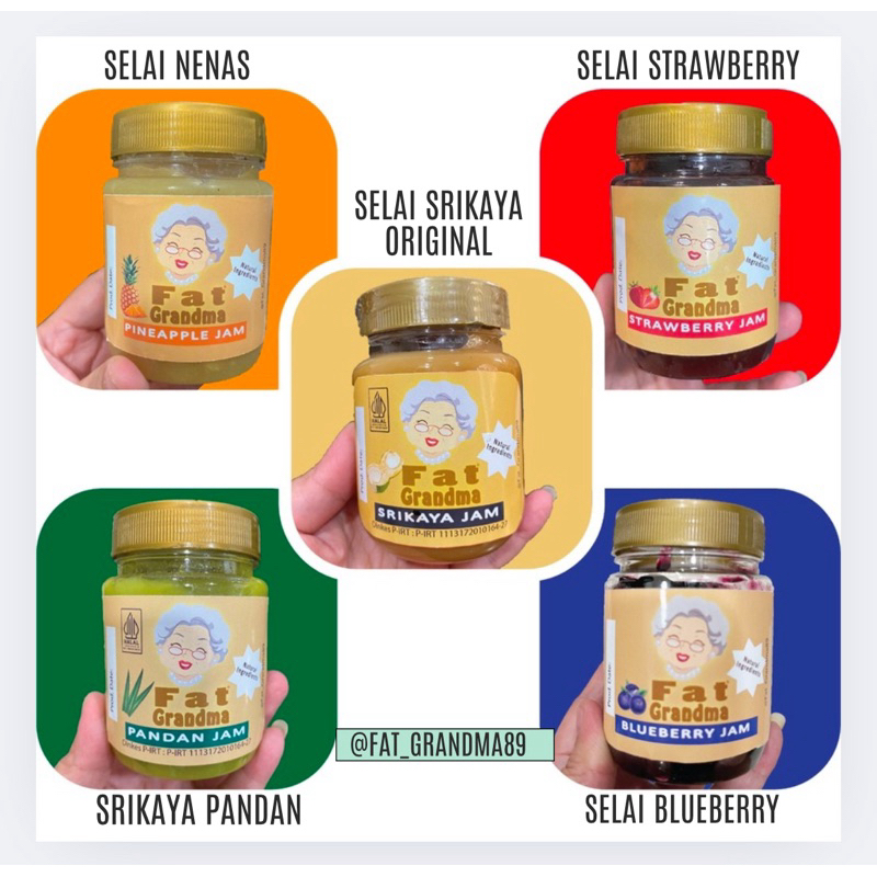 

HALAL Selai Kaya Srikaya Medan Selai Pandan Selai Strawbery Stroberi Blueberry Selai Nenas