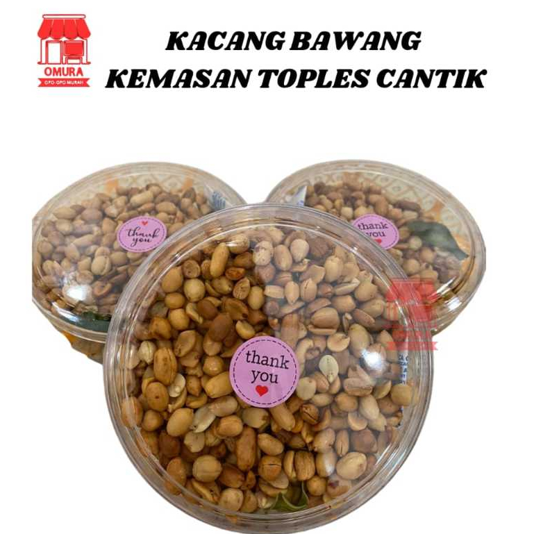 

KACANG BAWANG SIAP MAKAN RENYAH DAN GURIH KEMASAN TOPLES/CEMILAN LEBARAN KACANG BAWANG KUPAS KEMASAN TOPLES CANTIK