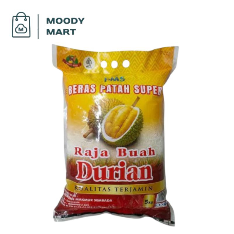 

Beras Premium Raja Buah Durian Beras Patah 5kg / Beras Patah Raja Buah Durian 5kg