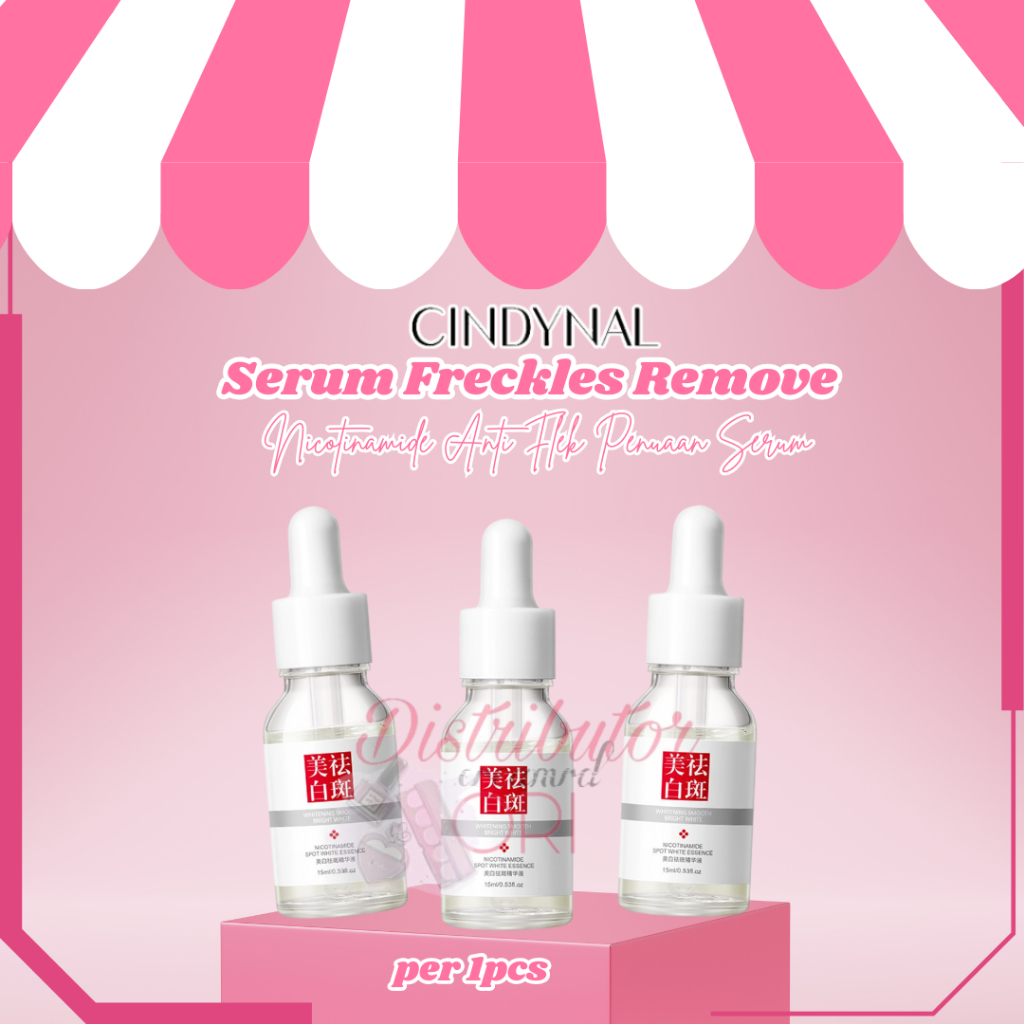 CINDYNAL BPOM Serum Bright & Glow Whitening Glowing Serum Freckles Remove Nicotinamide Anti Flek Pen