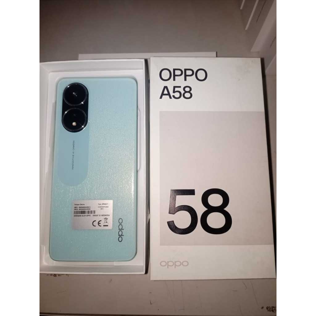 Oppo A58 4G ram 8/128gb SECOND