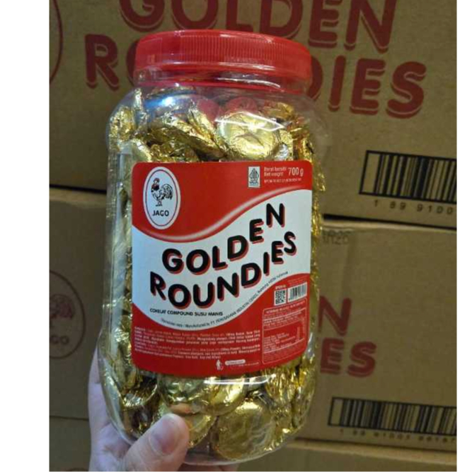 

Coklat Golden Roundies 700 gr / Coklat jago / coklat koin