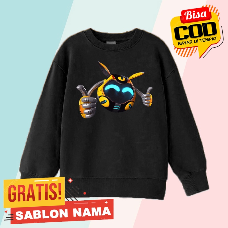 Sweater Anak Laki Laki & Perempuan Ochobot Boboiboy Galaxy Gentar