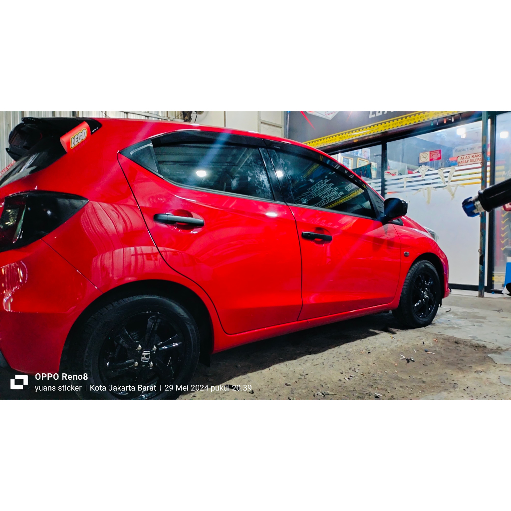 STICKER VELG/STIKER PELEK DELETE SILVER MPBIL HONDA BRIO SATYA  2023-2024