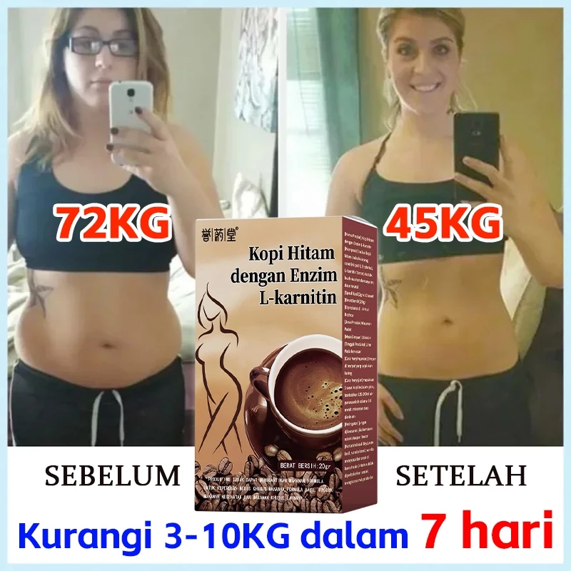 

10PCS KOPI HITAM Kopi Hitam Instan Premium dengan L-Carnitine - Solusi Diet Langsing Bakar Lemak dan Cepat Diserap