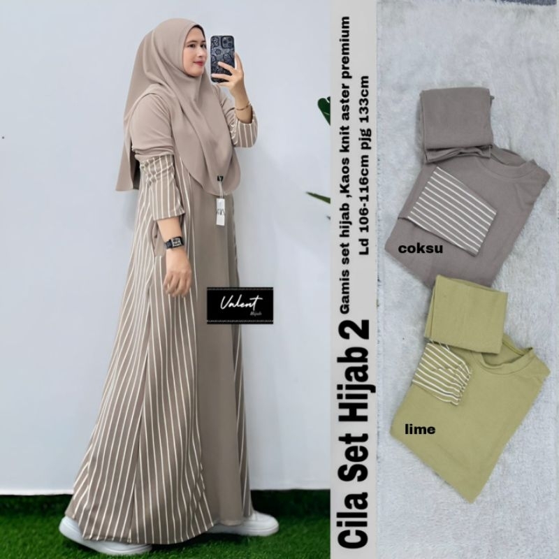 Cila set hijab #2 by valent fashion