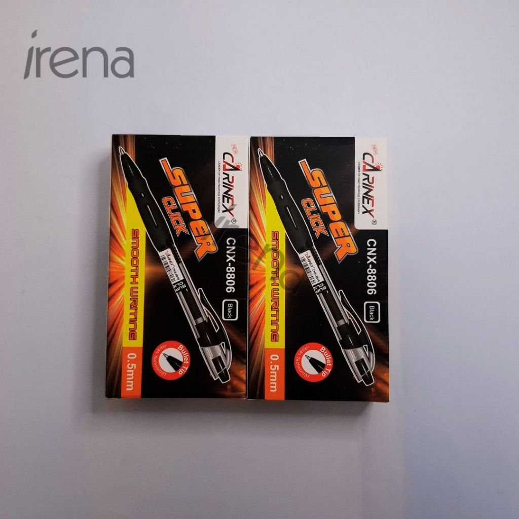 

Carinex Pulpen/Bolpen Gel Pen Super Click CNX-8806 1[PACK]