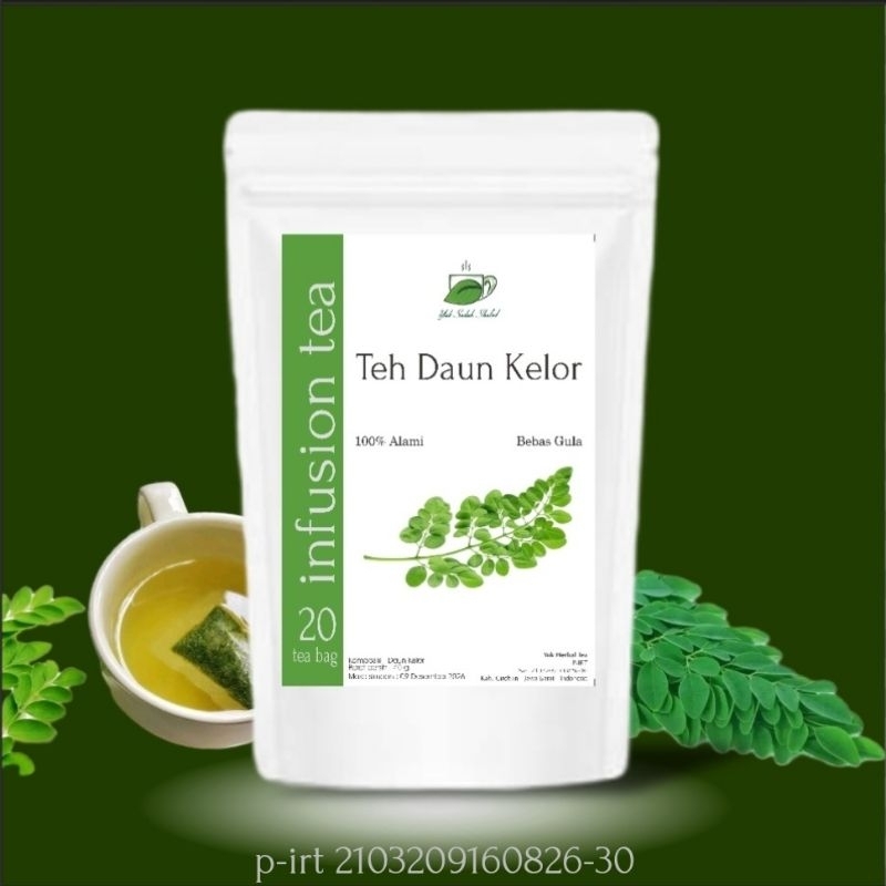 

TEH DAUN KELOR / MORINGA LEAF TEA "yuk seduh botanikal