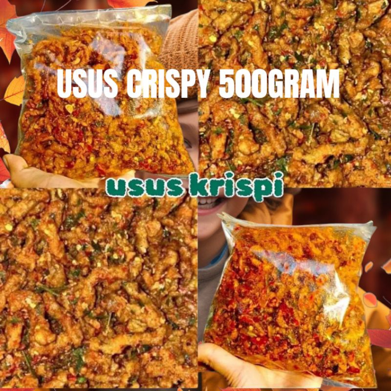 

Usus crispy Kripik Usus Pedas Daun Jeruk Seblak usus Pedas manis Balado Original 500gram