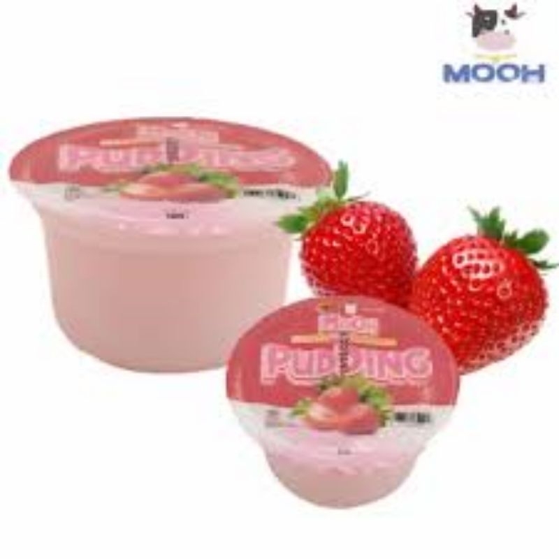 

MOOH PUDDING YOGURT VARIASI STRAWBERY NETTO 1 PCS