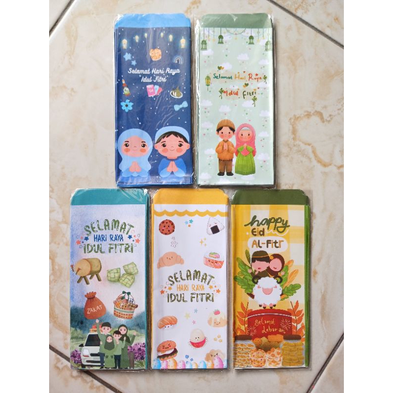 

Amplop Lebaran Idul Fitri Besar Motif Kekinian 1 Pack Isi 10 Pcs