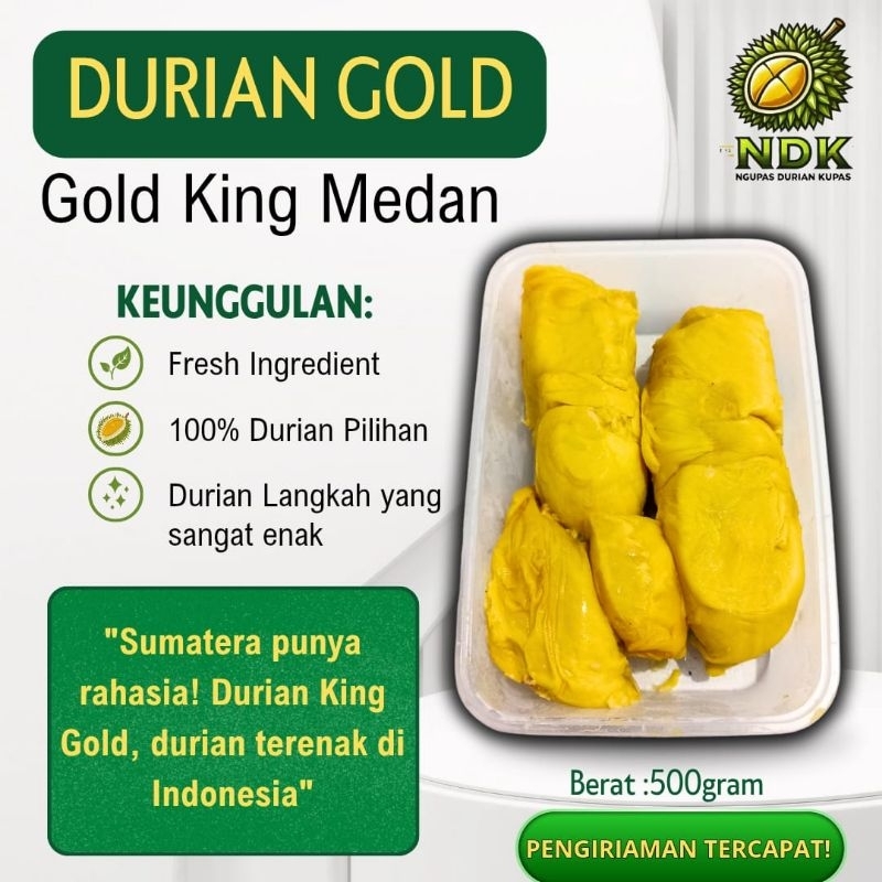 

Ngupas Durian Kupas Gold King Medan