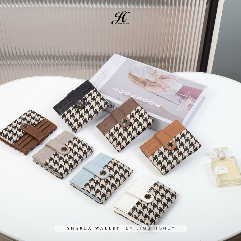 Jimshoney Sharla Wallet Dompet Mini Dompet Lipat Dompet Kecil Wanita Dompet Jimshoney Martapura