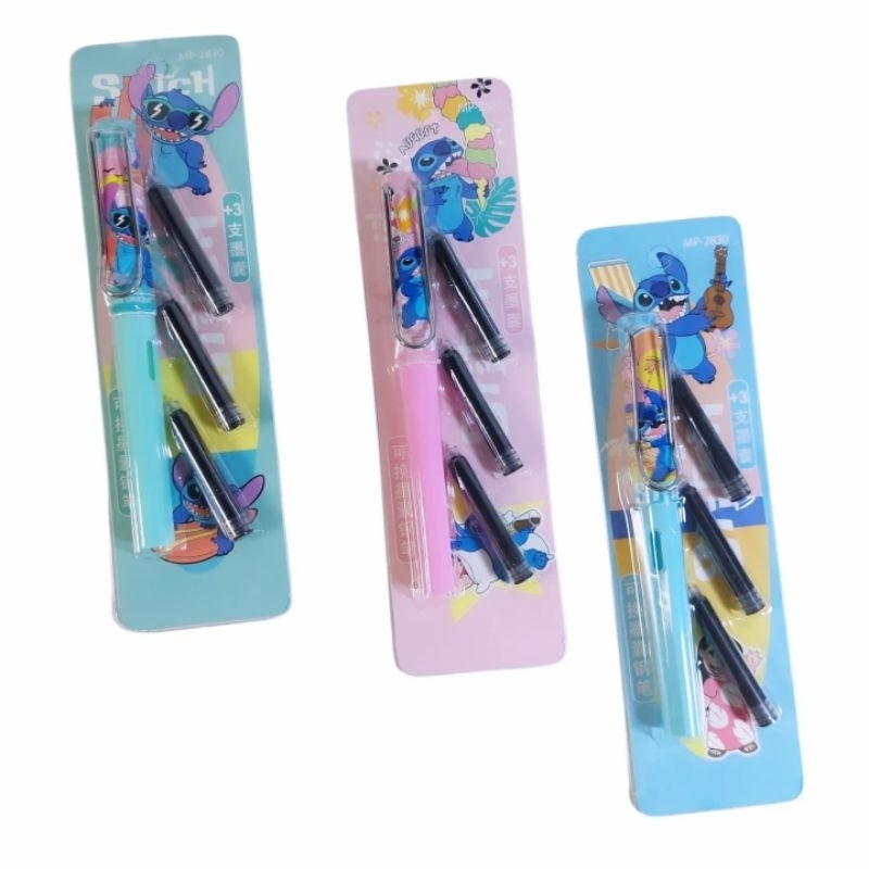 

Pena 1set 3pcs Dapat 3 Motif Disney Stitch lilostitch