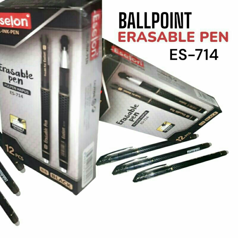 

12pcs Pulpen Hapus / Pulpen Bisa Dihapus / ERASABLE Pen