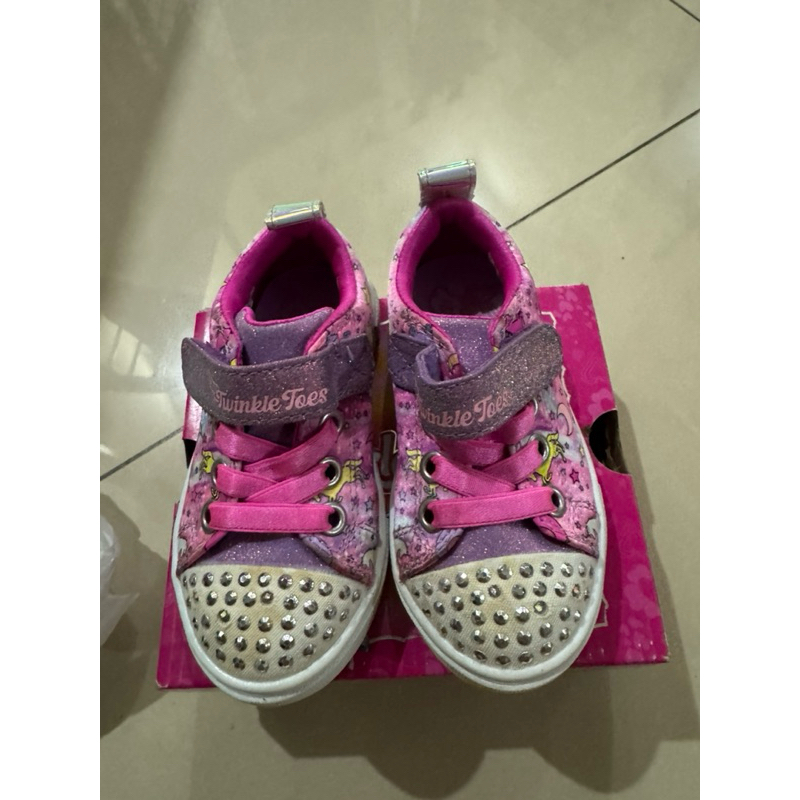 Preloved sepatu skechers anak perempuan