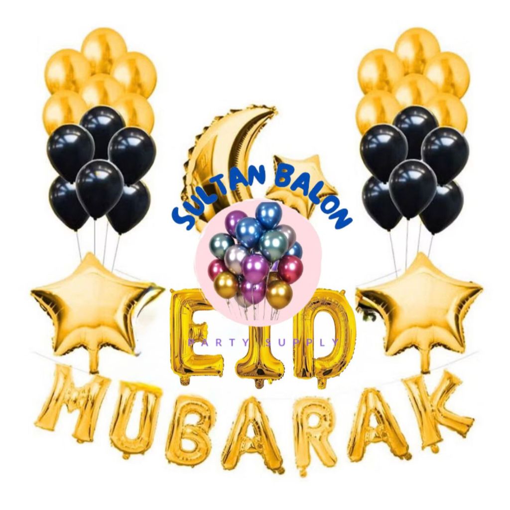 Dekorasi Lebaran/Ramadan Bulan Bintang