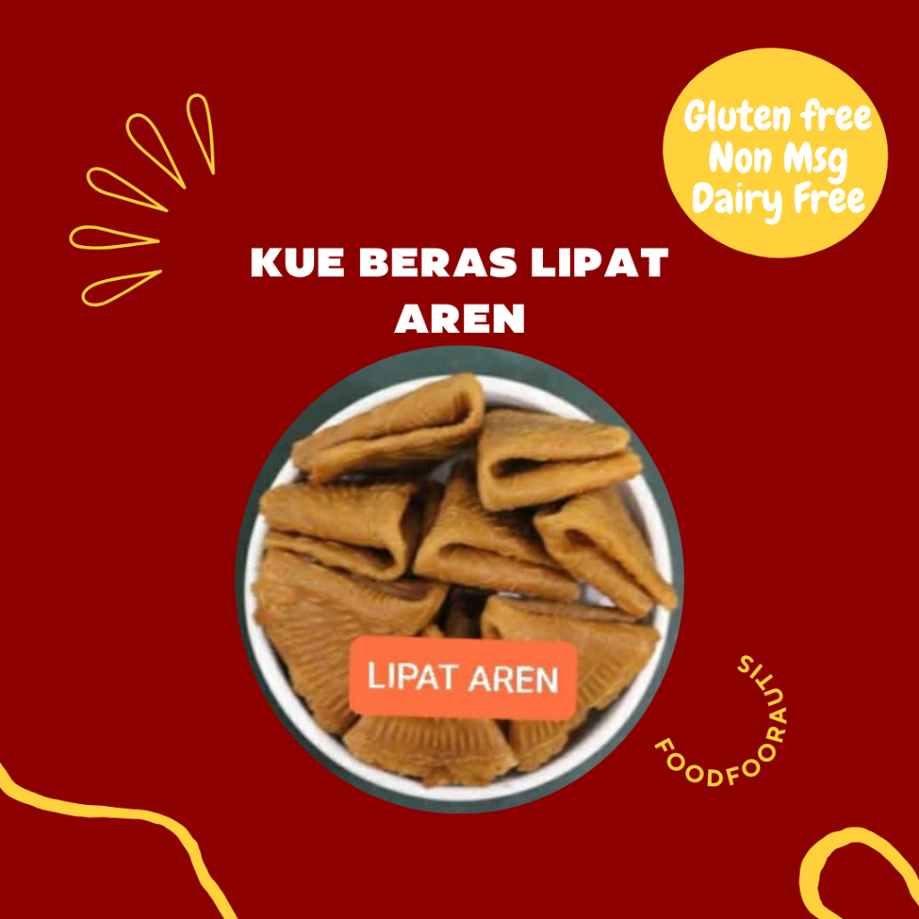 

Kue Beras Lipat Aren Non Telur Gluten Free Non Msg Snack Autisme