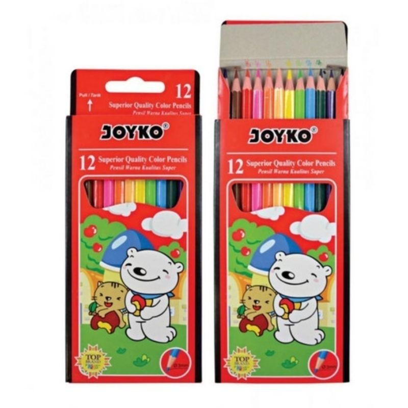 

Pensil Warna JOYKO 12 warna panjang / color pencils JOYKO CP12PB